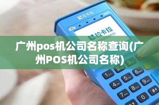广州pos机公司名称查询(广州POS机公司名称)