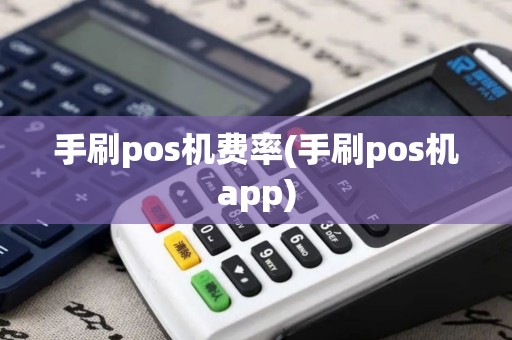 手刷pos机费率(手刷pos机app)