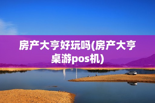 房产大亨好玩吗(房产大亨桌游pos机)