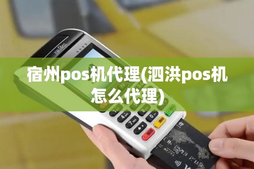 宿州pos机代理(泗洪pos机怎么代理)