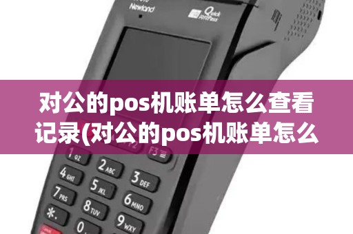 对公的pos机账单怎么查看记录(对公的pos机账单怎么查看)