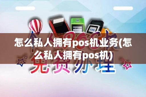 怎么私人拥有pos机业务(怎么私人拥有pos机)