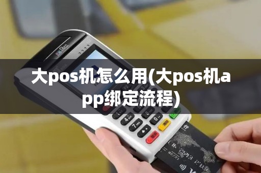 大pos机怎么用(大pos机app绑定流程)