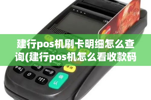 建行pos机刷卡明细怎么查询(建行pos机怎么看收款码)