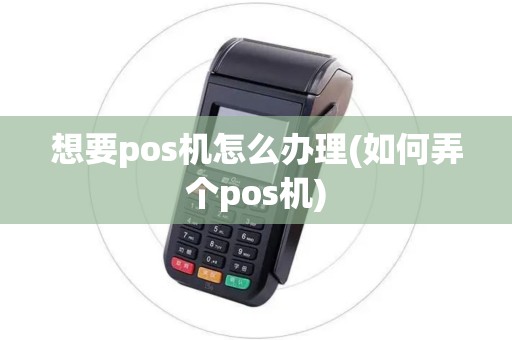 想要pos机怎么办理(如何弄个pos机)