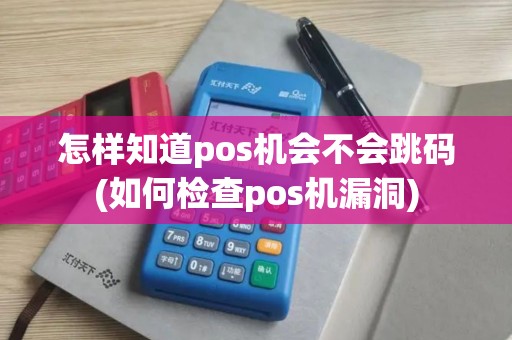 怎样知道pos机会不会跳码(如何检查pos机漏洞) 怎样知道pos机会不会跳码(如何检查pos机漏洞)
