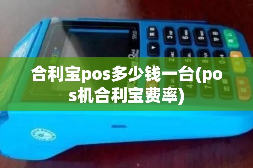 合利宝pos多少钱一台(pos机合利宝费率)