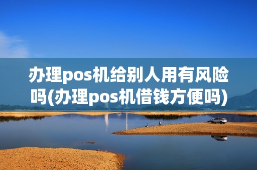 办理pos机给别人用有风险吗(办理pos机借钱方便吗)