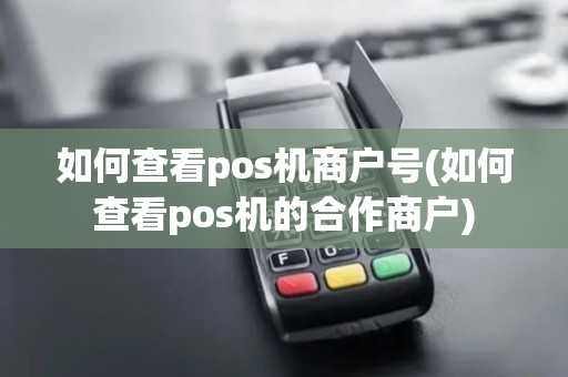如何查看pos机商户号(如何查看pos机的合作商户)
