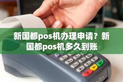 新国都pos机办理申请？新国都pos机多久到账