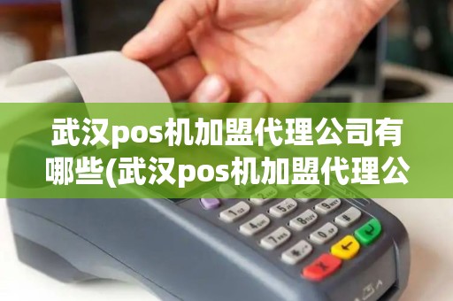 武汉pos机加盟代理公司有哪些(武汉pos机加盟代理公司)