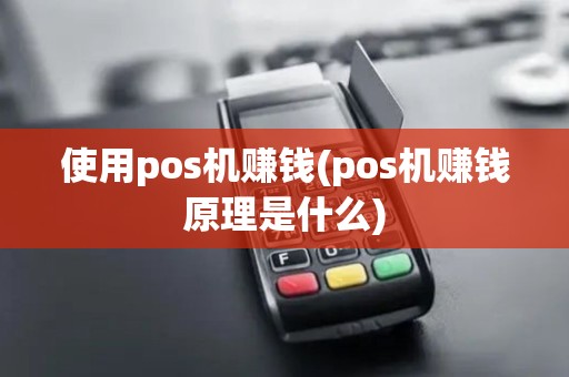 使用pos机赚钱(pos机赚钱原理是什么)