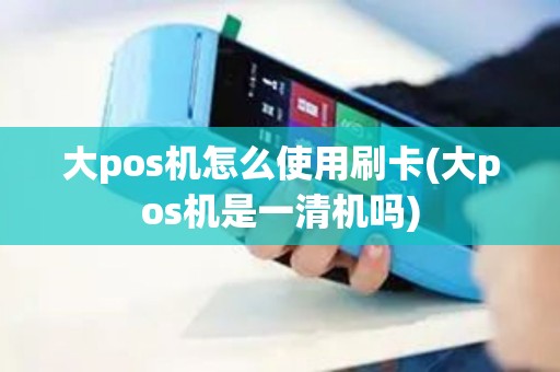 大pos机怎么使用刷卡(大pos机是一清机吗)