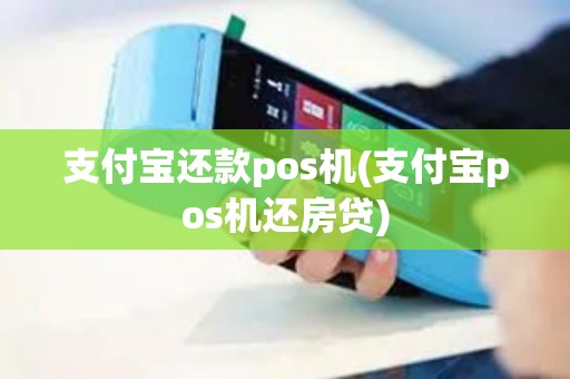 支付宝还款pos机(支付宝pos机还房贷)