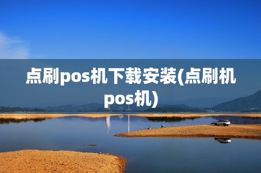 点刷pos机下载安装(点刷机pos机)