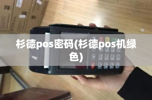 杉德pos密码(杉德pos机绿色)