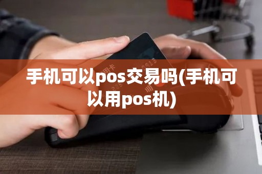 手机可以pos交易吗(手机可以用pos机)
