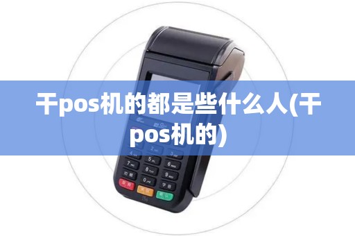 干pos机的都是些什么人(干pos机的)