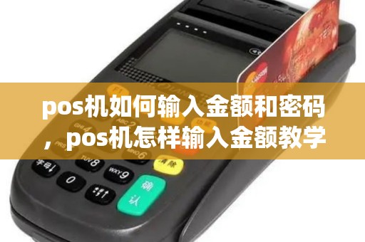 pos机如何输入金额和密码，pos机怎样输入金额教学
