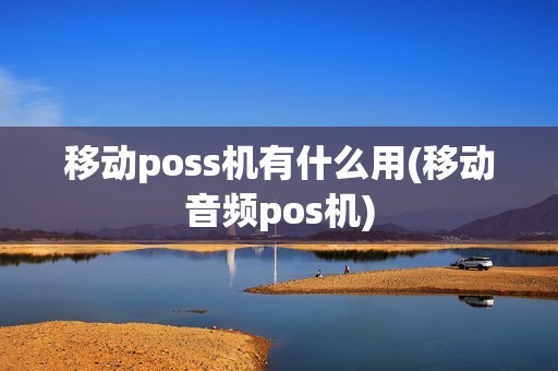 移动poss机有什么用(移动音频pos机)