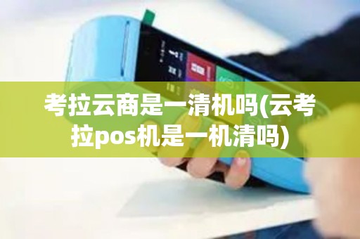 考拉云商是一清机吗(云考拉pos机是一机清吗)