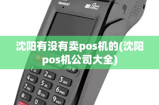 沈阳有没有卖pos机的(沈阳pos机公司大全)