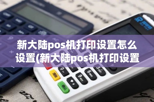 新大陆pos机打印设置怎么设置(新大陆pos机打印设置)