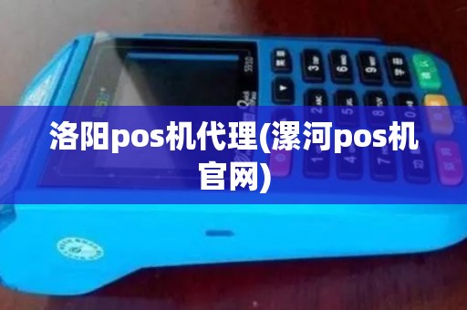 洛阳pos机代理(漯河pos机官网)