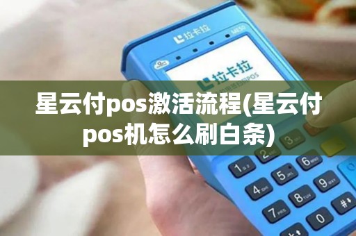 星云付pos激活流程(星云付pos机怎么刷白条)