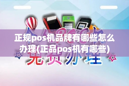 正规pos机品牌有哪些怎么办理(正品pos机有哪些)