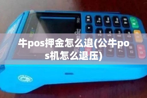 牛pos押金怎么退(公牛pos机怎么退压)