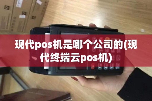 现代pos机是哪个公司的(现代终端云pos机)