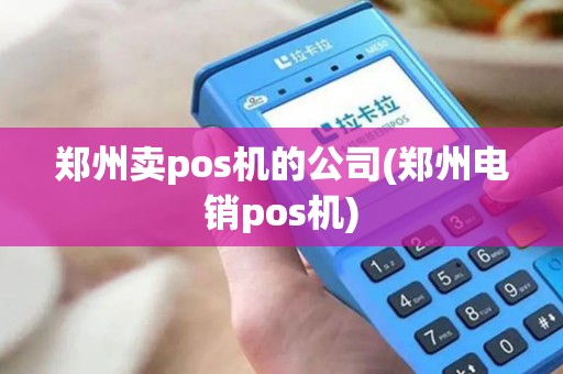 郑州卖pos机的公司(郑州电销pos机)