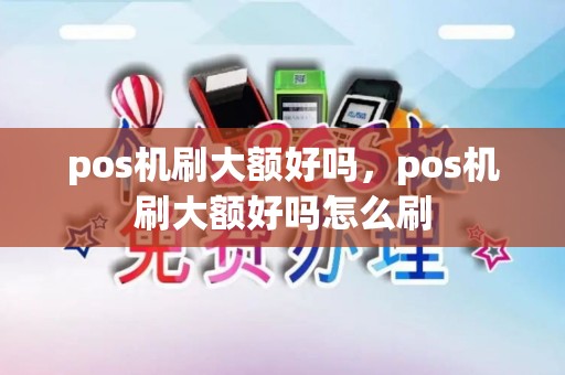 pos机刷大额好吗，pos机刷大额好吗怎么刷