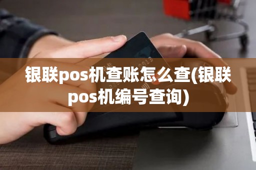 银联pos机查账怎么查(银联pos机编号查询)