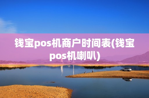 钱宝pos机商户时间表(钱宝pos机喇叭)