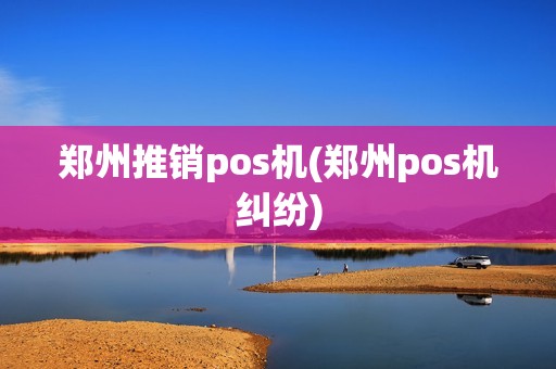 郑州推销pos机(郑州pos机纠纷)