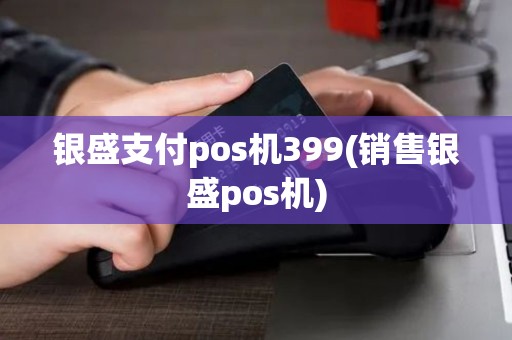 银盛支付pos机399(销售银盛pos机)