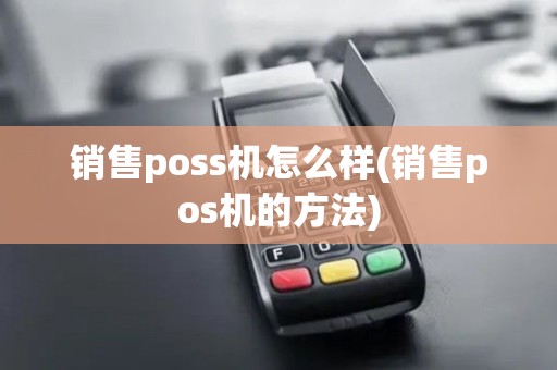 销售poss机怎么样(销售pos机的方法)
