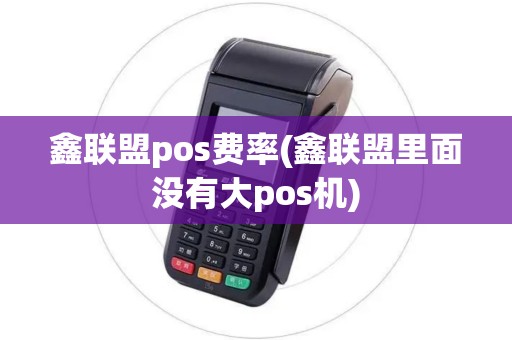 鑫联盟pos费率(鑫联盟里面没有大pos机)