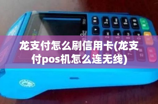 龙支付怎么刷信用卡(龙支付pos机怎么连无线)