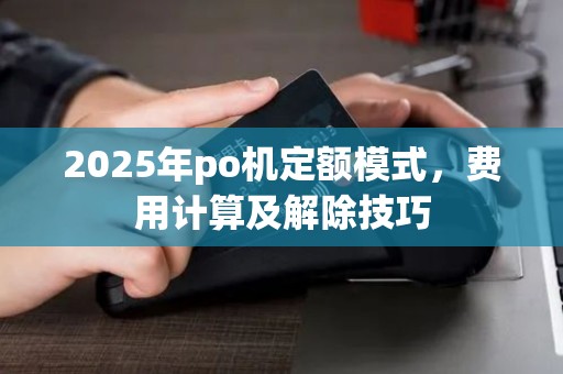2025年po机定额模式，费用计算及解除技巧