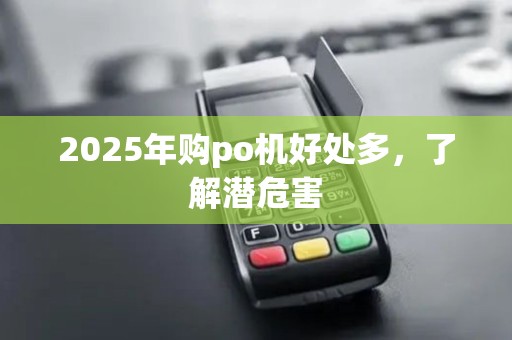 2025年购po机好处多，了解潜危害