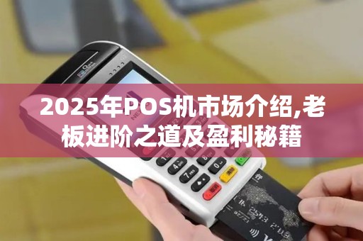 2025年POS机市场介绍,老板进阶之道及盈利秘籍