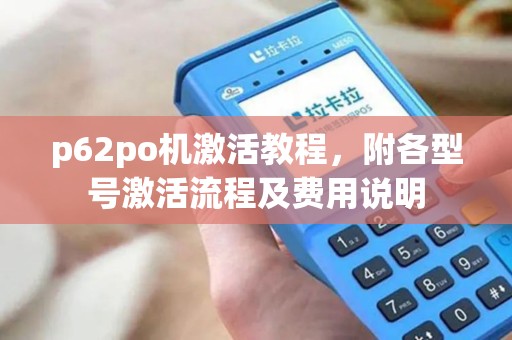 p62po机激活教程，附各型号激活流程及费用说明