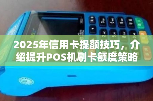 2025年信用卡提额技巧，介绍提升POS机刷卡额度策略