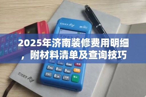 2025年济南装修费用明细，附材料清单及查询技巧