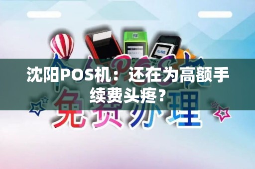 沈阳POS机：还在为高额手续费头疼？