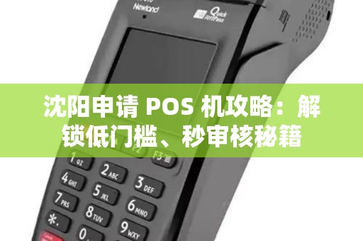 沈阳申请 POS 机攻略：解锁低门槛、秒审核秘籍