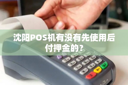 沈阳POS机有没有先使用后付押金的？